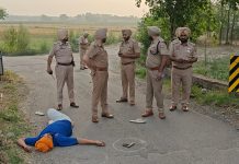 जालंधर देहात पुलिस व गैंगस्टर में हुई मुठभेड़