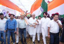 कांग्रेस ने रक्षा बलों के प्रति एकजुटता दिखाते हुए ‘जय हिंद’ रैली निकाली