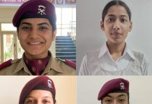 माई भागो इंस्टीट्यूट की चार महिला कैडिटों का प्रतिष्ठित रक्षा अकैडमियों के लिए हुया चयन