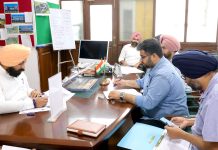 हरजोत बैंस ने 14 करोड़ रुपये की लागत वाली बाढ़ सुरक्षा परियोजनाओं को जून के अंत तक पूरा करने का दिया आदेश