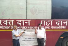 रक्षा लेखा प्रधान नियंत्रक (सेना) चंड़ीगढ: विश्व रक्तदान दिवस 2025