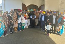 जसवीर सिंह गढ़ी द्वारा डा. अम्बेदकर पुस्तकालय बॉम्बे हिल का दौरा