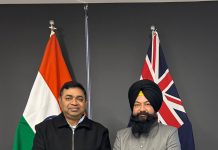 जसवीर सिंह गढ़ी द्वारा भारतीय राजदूत डा. मदन मोहन सेठी के साथ मुलाकात