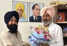 जसवीर सिंह गढ़ी ने वित्त मंत्री एडवोकेट हरपाल सिंह चीमा से की मुलाकात