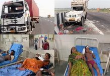 KMP Expressway पर भयानक हादसा: कैंटर ने पिकअप को मारी टक्कर,4 मजदूरों की मौत 32 घायल…मची चीख-पुकार