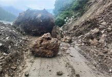 चंडीगढ़-मनाली हाईवे पंडोह डैम के पास फिर बंद, यात्री परेशान