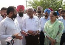 कैबिनेट मंत्री बरिंदर कुमार गोयल और तरुनप्रीत सिंह सौंद द्वारा ज़िला फाजिल्का के सरहदी गांवों का दौरा