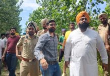 कैबिनेट मंत्री हरजोत बैंस ने बेलिया दौरे के दौरान पेश की मानवता की मिसाल