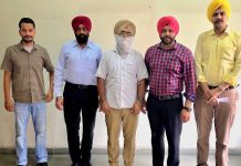 5000 रुपये रिश्वत लेते सहायक सब-इंस्पेक्टर को विजीलेंस ब्यूरो ने किया काबू