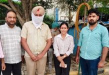 30,000 रुपए रिश्वत लेता एएसआई विजीलेंस ब्यूरो द्वारा रंगे हाथों काबू