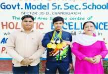 GMSSS नोदित गुप्ता ने स्टेट स्केटिंग प्रतियोगिताओं में जीते 6 गोल्ड मेडल , क्रिकेट, गतका और वेट लिफ्टिंग में छाए बच्चें