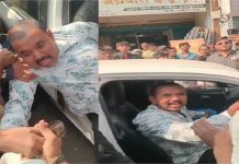 जनपद सदस्य पति की कार ने नाबालिग को मारी टक्कर, लोगों ने कार से उतारकर बहुत पीटा,पुलिस ने बचाई जान