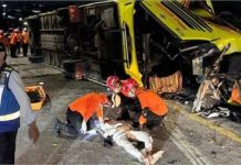 Indonesia: सुबह तड़के बड़ा हादसा: भयानक बस हादसे में कम से कम 16 लोगों की मौत, 34 लोग थे सवार