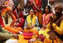 निंदड़ में भव्य कलश यात्रा का उपमुख्यमंत्री दिया कुमारी ने किया शुभारंभ