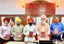 स्पीकर कुलतार सिंह संधवां द्वारा पंजाब विधानसभा डायरी-2026 का उद्घाटन
