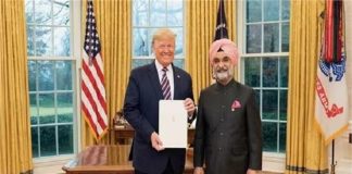 Trump ने तरनजीत सिंह संधू को दी शुभकामनाएं, दिल्ली के नए LG के लिए ‘ट्रुथ सोशल’ पर लिखा खास संदेश