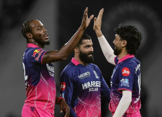 आईपीएल: राजस्थान रॉयल्स ने लखनऊ सुपर जाएंट्स को 40 रन से हराया