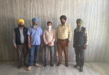 विजिलेंस ब्यूरो द्वारा 15,000 रुपये रिश्वत लेते पटवारी को रंगे हाथों काबू किया गया