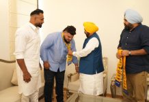 रुस्तम-ए-हिन्द पहलवान प्रीतपाल फगवाड़ा ‘आप’ में शामिल