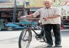 Una: 60 वर्षीय रमेश चंद हर राेज साइकिल पर तय करते हैं 30 किलोमीटर सफर