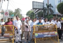 ‘आप’ ने हरियाणा के मुख्यमंत्री नायब सिंह सैनी का काले झंडों से किया विरोध