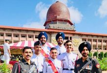 महाराजा रणजीत सिंह आर्म्ड फोर्सेज प्रिपरेटरी इंस्टीट्यूट के पांच कैडेट एनडीए से पास-आउट चीफ ऑफ आर्मी स्टाफ जनरल द्विवेदी ने 150वीं एनडीए पासिंग आउट परेड का किया निरीक्षण अमन अरोड़ा ने सशस्त्र सेनाओं में कैडेटों के सफल करियर की जताई उम्मीद