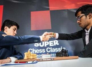 भारतीय ग्रैंडमास्टर आर प्रग्नानंद ने सुपरबेट शतरंज क्लासिक रोमानिया 2026 के दूसरे दौर में पहली जीत दर्ज की