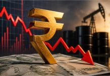 Rupee falls: 32 पैसे टूटा रुपया, डॉलर के मुकाबले 95.57 पर पहुंचा