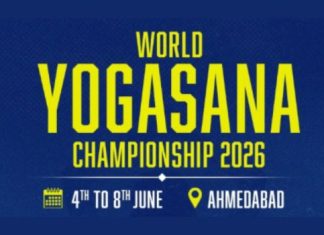 विश्व योगासन चैंपियनशिप 4 जून से अहमदाबाद में होगी आयोजित