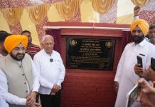 कैबिनेट मंत्री बरिंदर कुमार गोयल और तरुनप्रीत सिंह सौंद ने खन्ना में 70.52 करोड़ की लागत से पूर्ण हुए सिंचाई परियोजनाओं का किया उद्घाटन