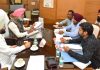 वित्त मंत्री हरपाल सिंह चीमा द्वारा परिवहन एवं जल आपूर्ति विभाग की कर्मचारी यूनियनों के साथ बैठकें
