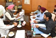वित्त मंत्री हरपाल सिंह चीमा द्वारा परिवहन एवं जल आपूर्ति विभाग की कर्मचारी यूनियनों के साथ बैठकें