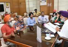 वित्त मंत्री हरपाल चीमा द्वारा कर्मचारी यूनियनों के साथ बैठकें; अधिकारियों को उचित मांगों के निपटारे में तेजी लाने के दिए निर्देश