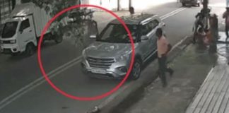 Delhi News: दिल्ली में बुजुर्ग दंपत्ति को कार ने टक्कर मारी