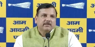 यूपी की राजधानी में ट्रीपल मर्डर, पीड़ित परिवार से मिले ‘‘आप’’ सांसद संजय सिंह