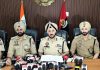 सीमा पार से चल रहे तस्करी नेटवर्कों का पर्दाफाश, चार आरोपी गिरफ्तार, 10 किलो हेरोइन और 10 पिस्तौल बरामद