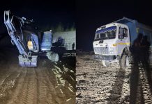 खनन विभाग द्वारा श्री आनंदपुर साहिब के गांव भल्लाण में अवैध खनन के विरुद्ध सख्त कार्रवाई; देर रात छापे के दौरान एक व्यक्ति काबू