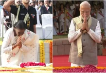 राष्ट्रपति मुर्मू और PM मोदी ने महात्मा गांधी को दी श्रद्धांजलि; लाल बहादुर शास्त्री की हमेशा रहने वाली विरासत को किया याद