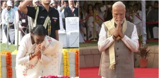 राष्ट्रपति मुर्मू और PM मोदी ने महात्मा गांधी को दी श्रद्धांजलि; लाल बहादुर शास्त्री की हमेशा रहने वाली विरासत को किया याद